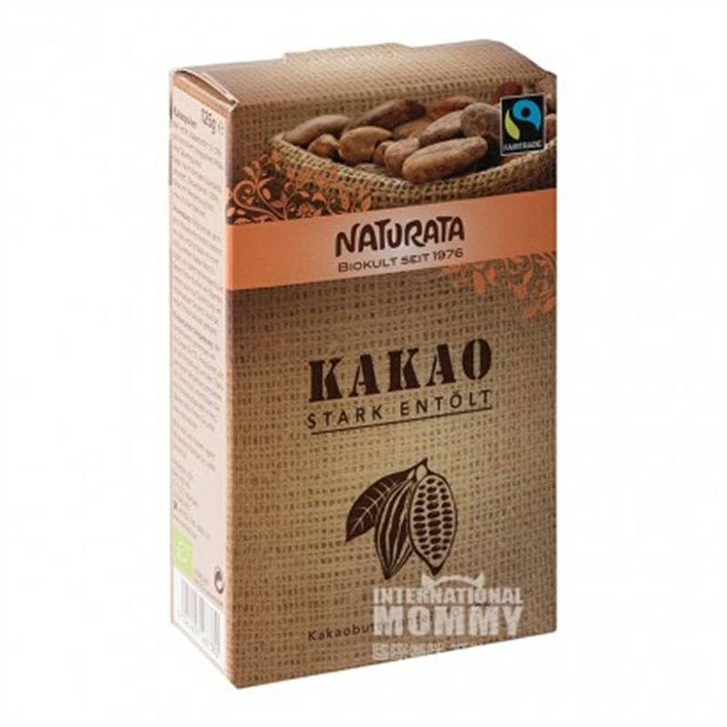 NATURATA 독일유기순수한코코아가루 125g 해외버전