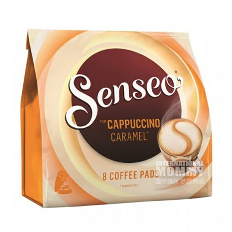 Senseo 네덜란드 Caramel 카푸치노파우더포드파우더백 92g 해외버전