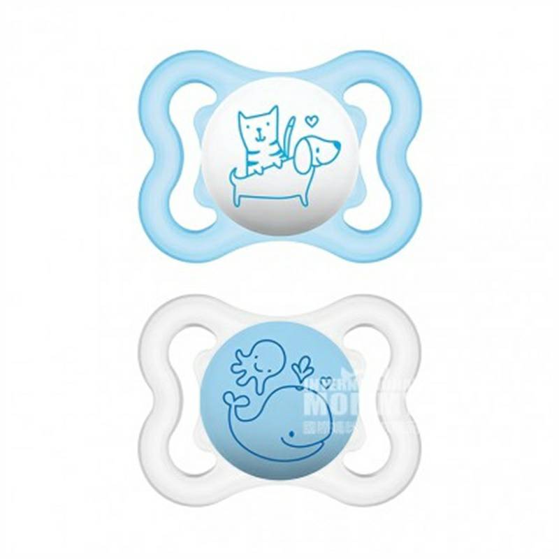 MAM 오스트리아작은동물실크젖꼭지 0-6 개월 2 팩해외버전