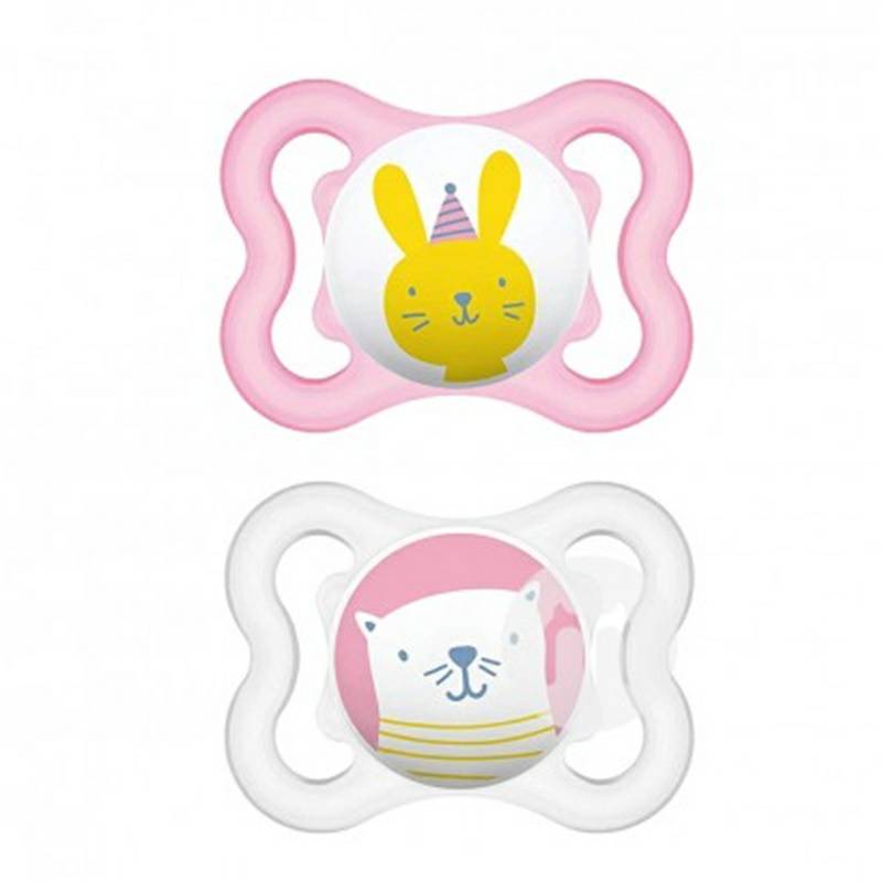 MAM 오스트리아작은동물실크젖꼭지 0-6 개월 2 팩해외버전