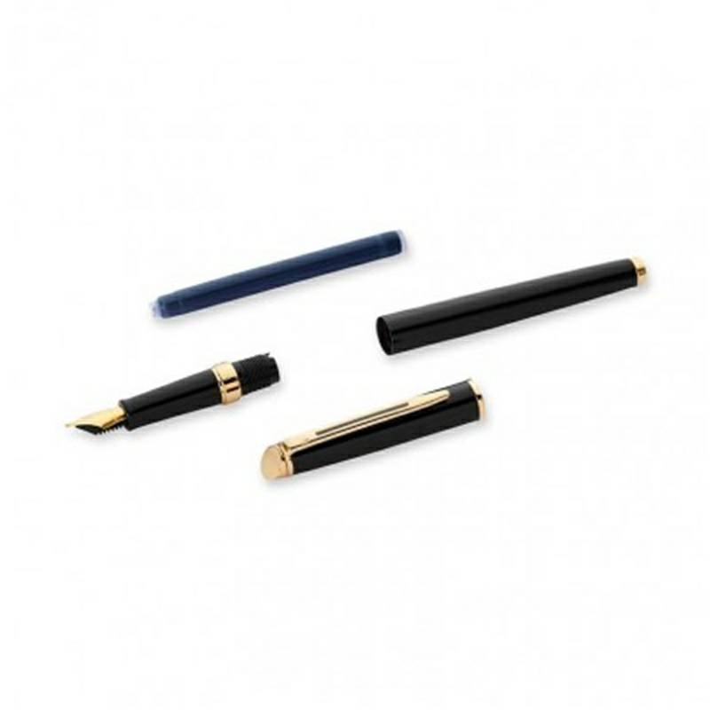 WATERMAN 프랑스 S0920730 반구블랙골드클립펜해외버전