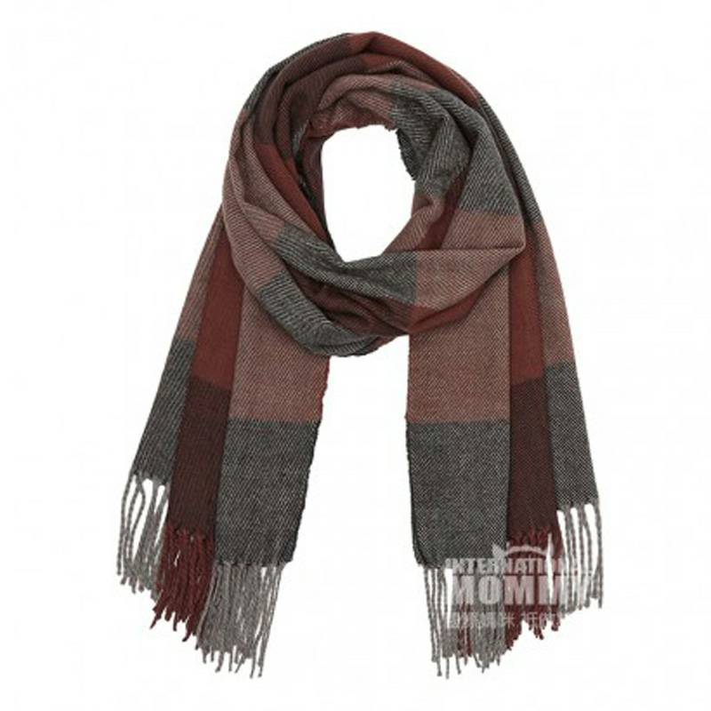 VERO MODA 덴마크,격문태슬직사각형사각형스카프해외판