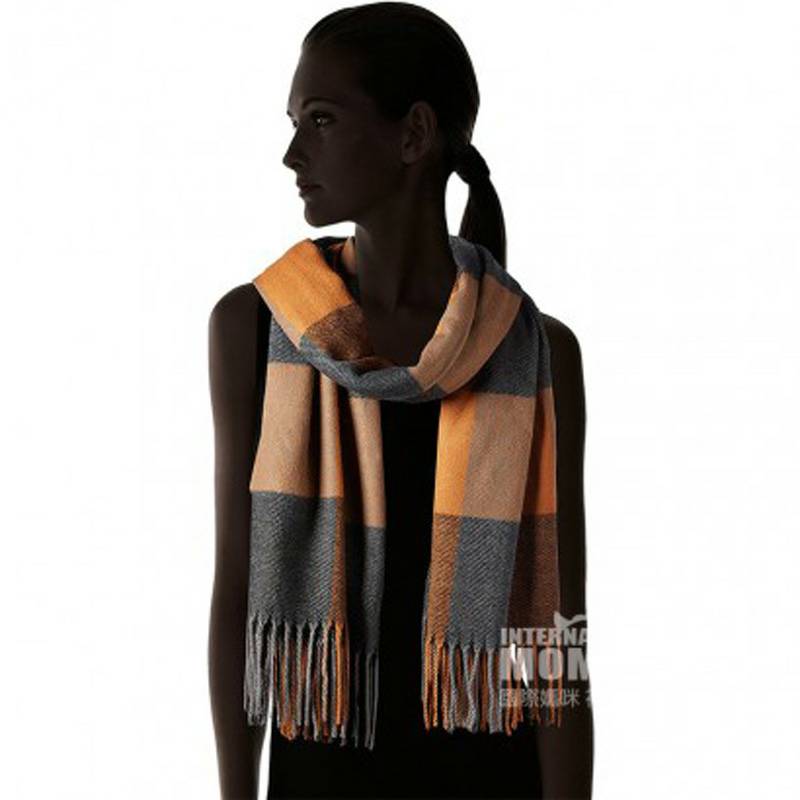 VERO MODA 덴마크,격문태슬직사각형사각형스카프해외판