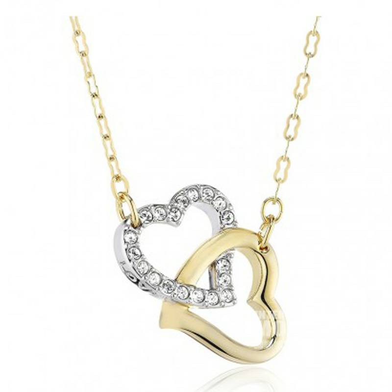 SWAROVSKI 오스트리아하트프린트크리스탈목걸이해외판