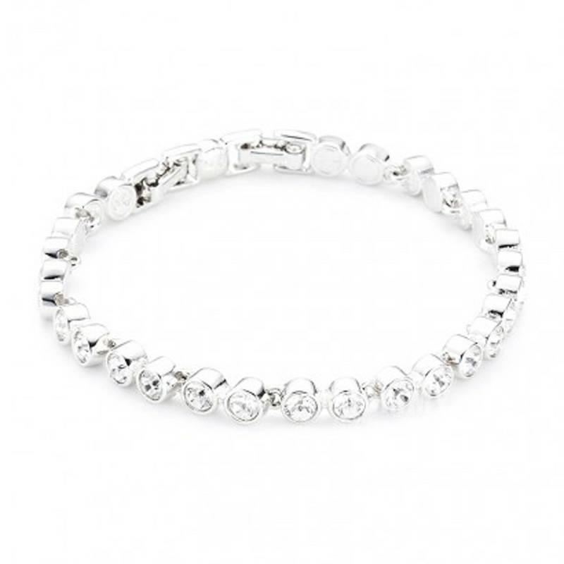 SWAROVSKI 오스트리아절묘한투명크리스탈질감팔찌해외버전