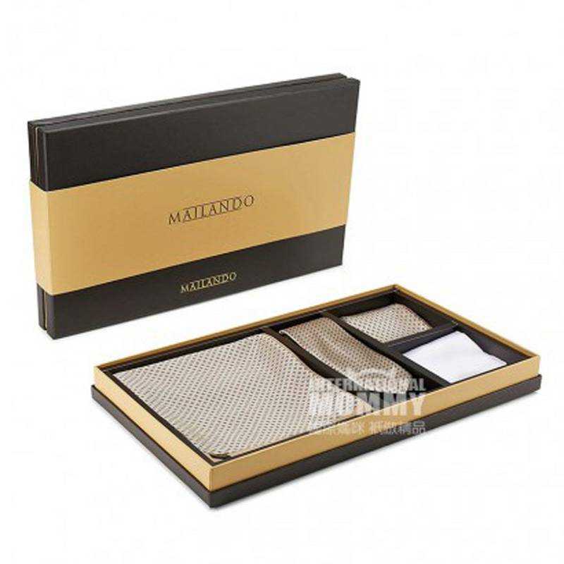 MAILANDO 독일남성스카프,넥타이및손수건해외버전전용선물상자