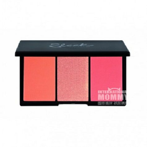 Sleek 영국식 3 색홍당무팔레트해외판