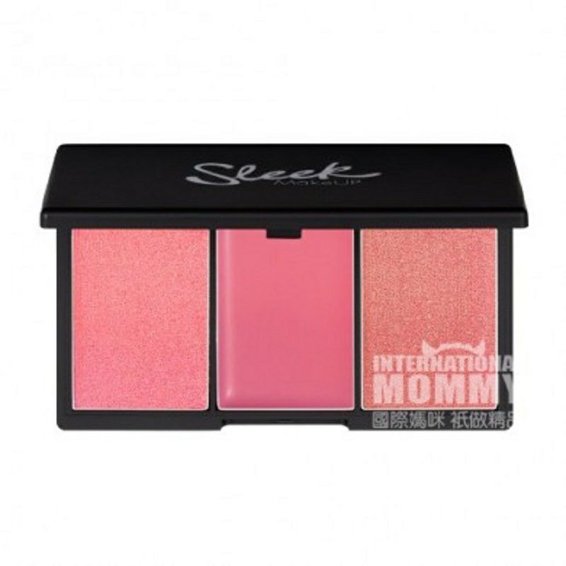 Sleek 영국식 3 색홍당무팔레트해외판