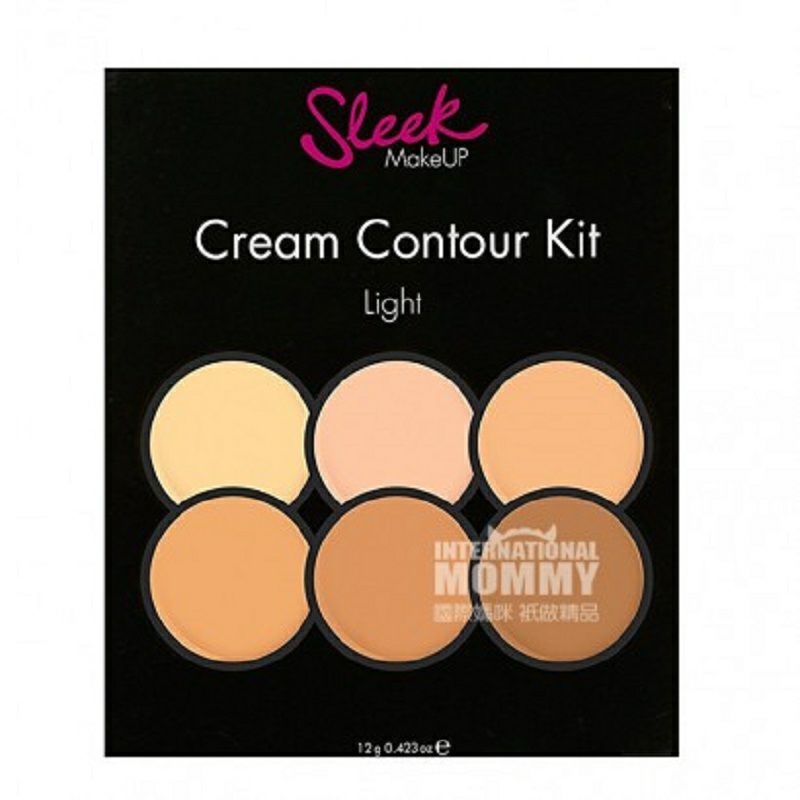 Sleek 영국 6 색수리크림해외판