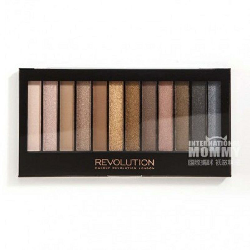 MAKEUP REVOLUTION영국12 색혼합아이섀도우팔레트해외판