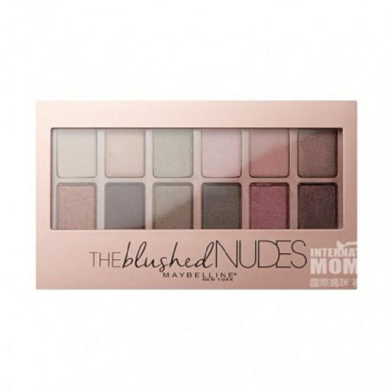 MAYBELLINE NEW YORK 미국 12 색누드아이섀도우팔레트해외판