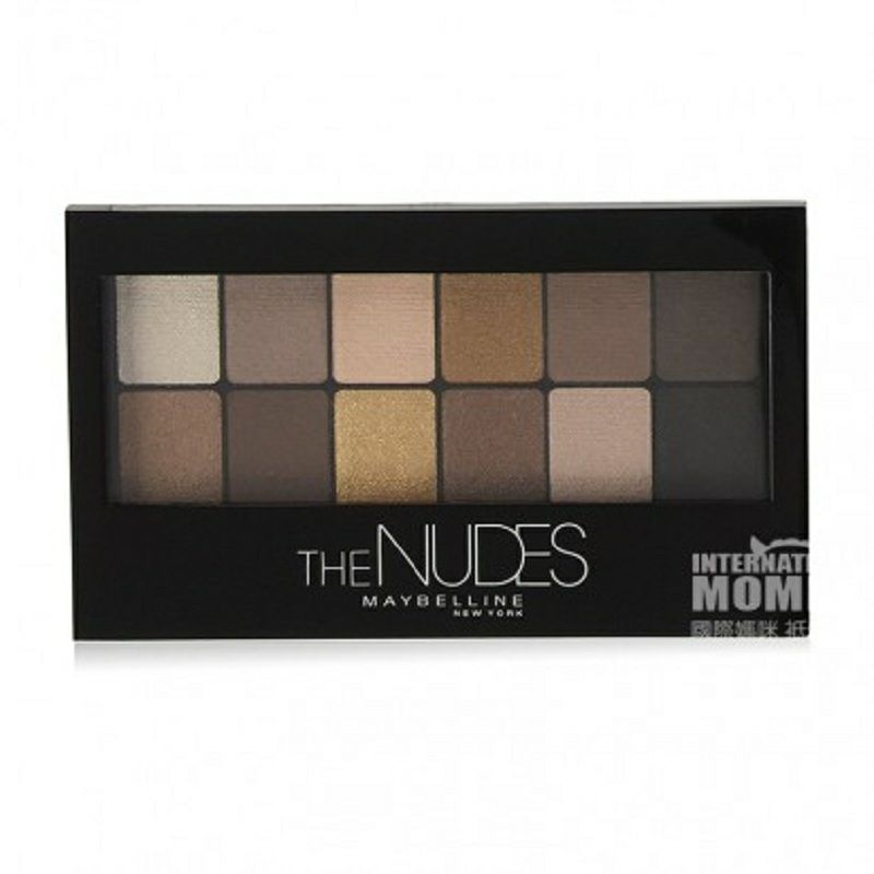 MAYBELLINE NEW YORK 미국 12 색누드아이섀도우팔레트해외판