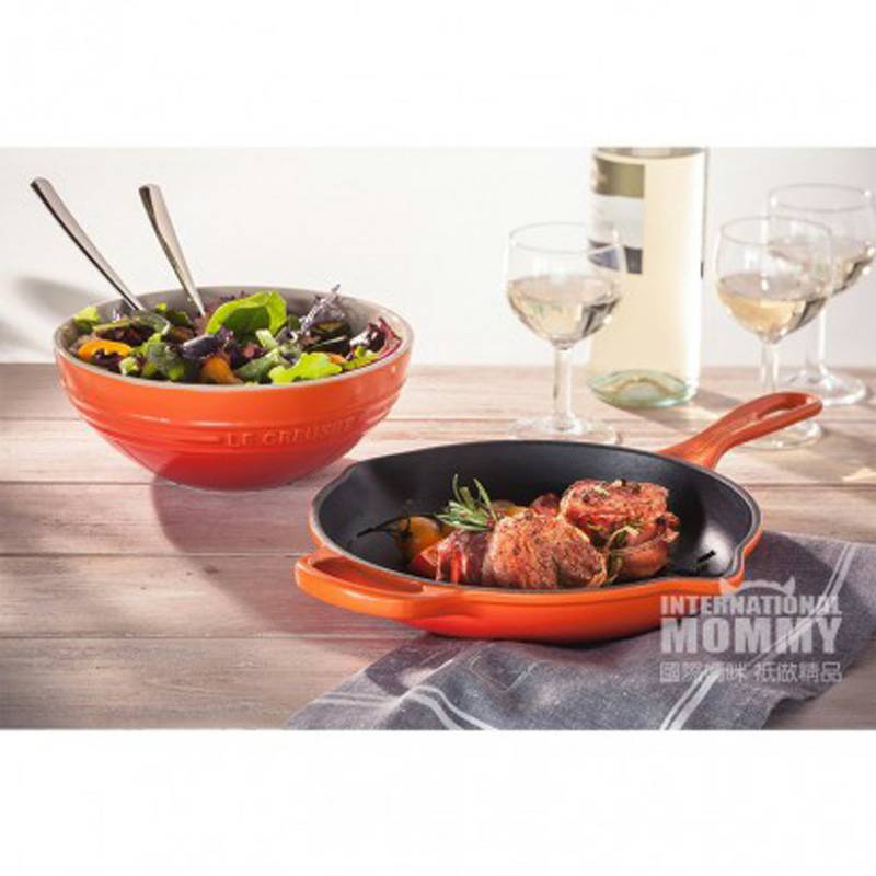 LE CREUSET 프렌치에나멜주철프라이팬 23cm 해외버전