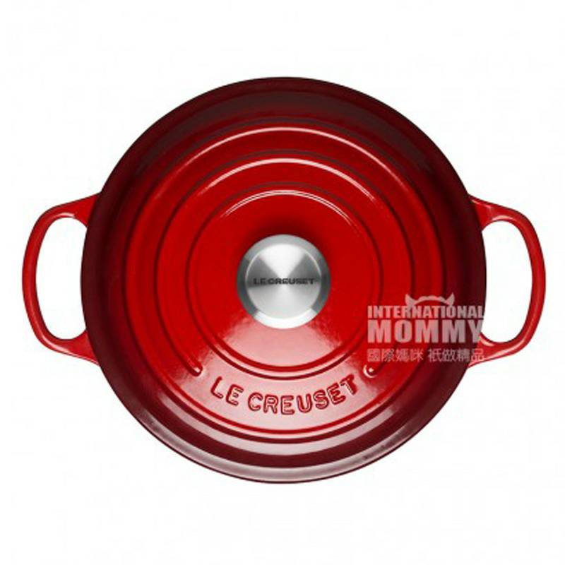 LE CREUSET 프렌치에나멜주철수프냄비스튜냄비 20cm 해외버전
