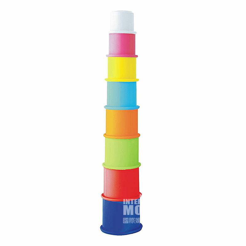 Miniland 스페인어베이비퍼즐스택버킷장난감해외버전