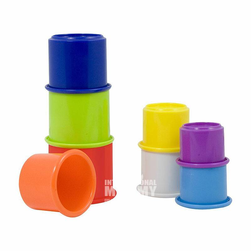 Miniland 스페인어베이비퍼즐스택버킷장난감해외버전