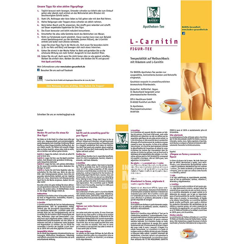 RALF BADERs Gesundheit 독일 RBG 녹차추출물티백해외버전