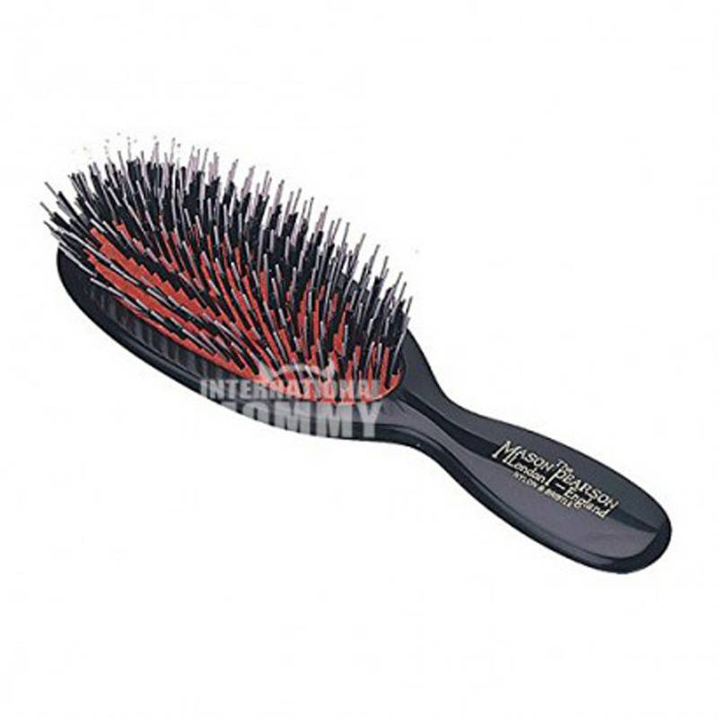 MASON PEARSON 영국 MASON PEARSON 휴대용멧돼지강모나일론마사지빗 BN4 해외버전