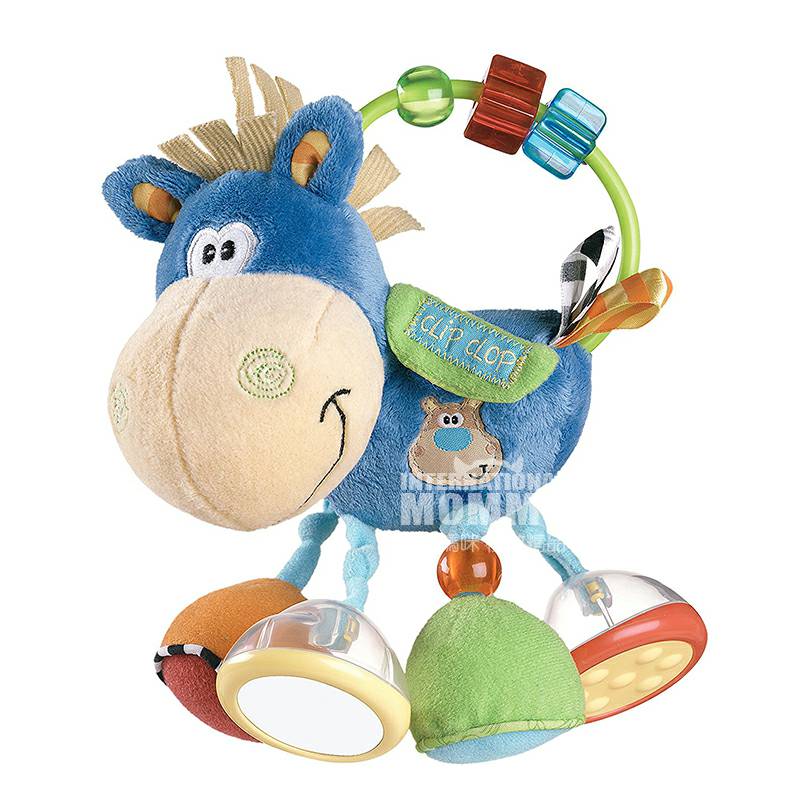 Playgro 호주 Playgro 작은당나귀선반에링플라워멀티플라워장난감해외판