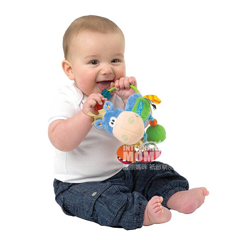 Playgro 호주 Playgro 작은당나귀선반에링플라워멀티플라워장난감해외판