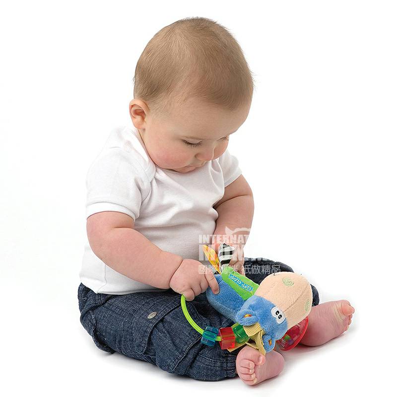 Playgro 호주 Playgro 작은당나귀선반에링플라워멀티플라워장난감해외판