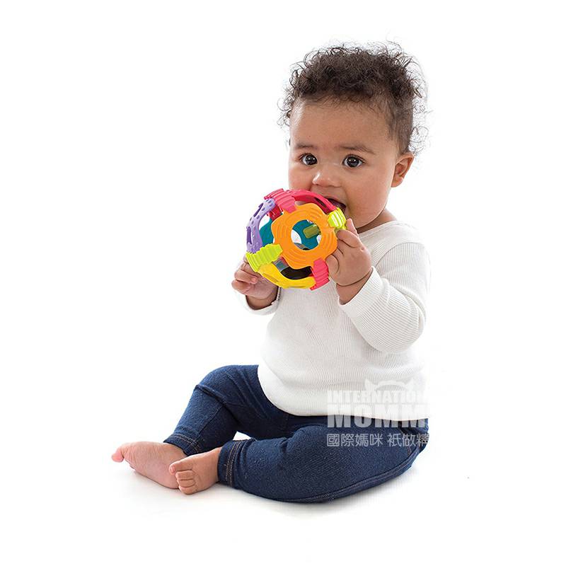 Playgro 호주 Playgro 베이비다기능핸드헬드소프트고무볼해외판