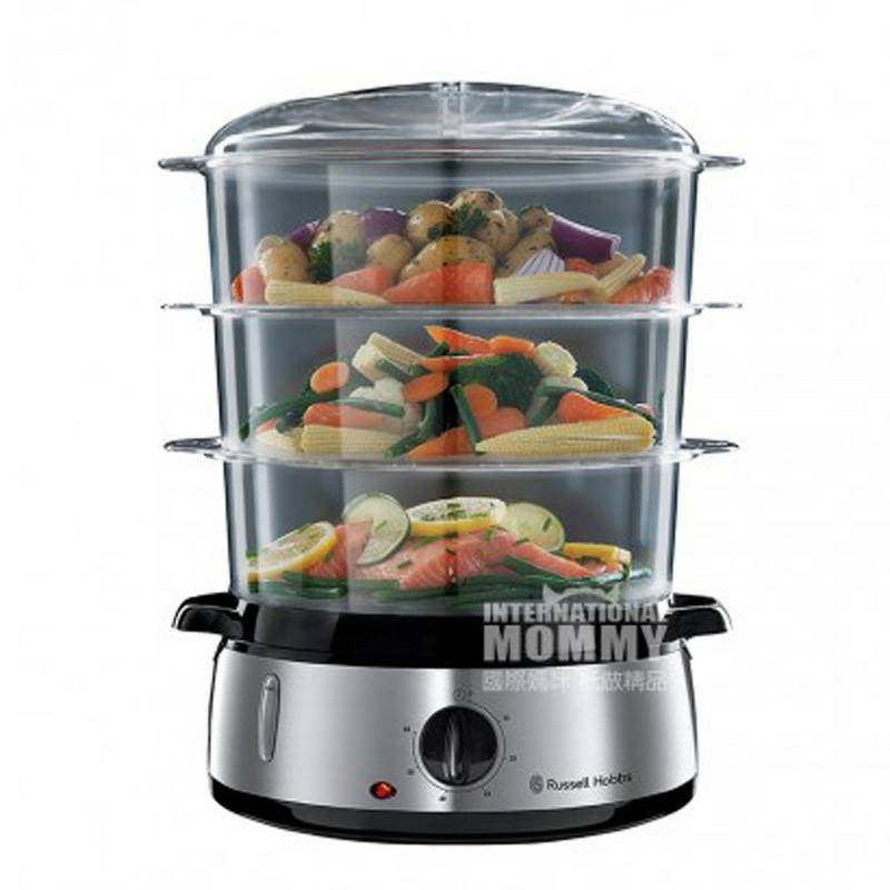 Russell Hobbs 영국 Russell Hobbs 가정용다목적정시 3 층찜기밥솥 19270 - 56 해외판
