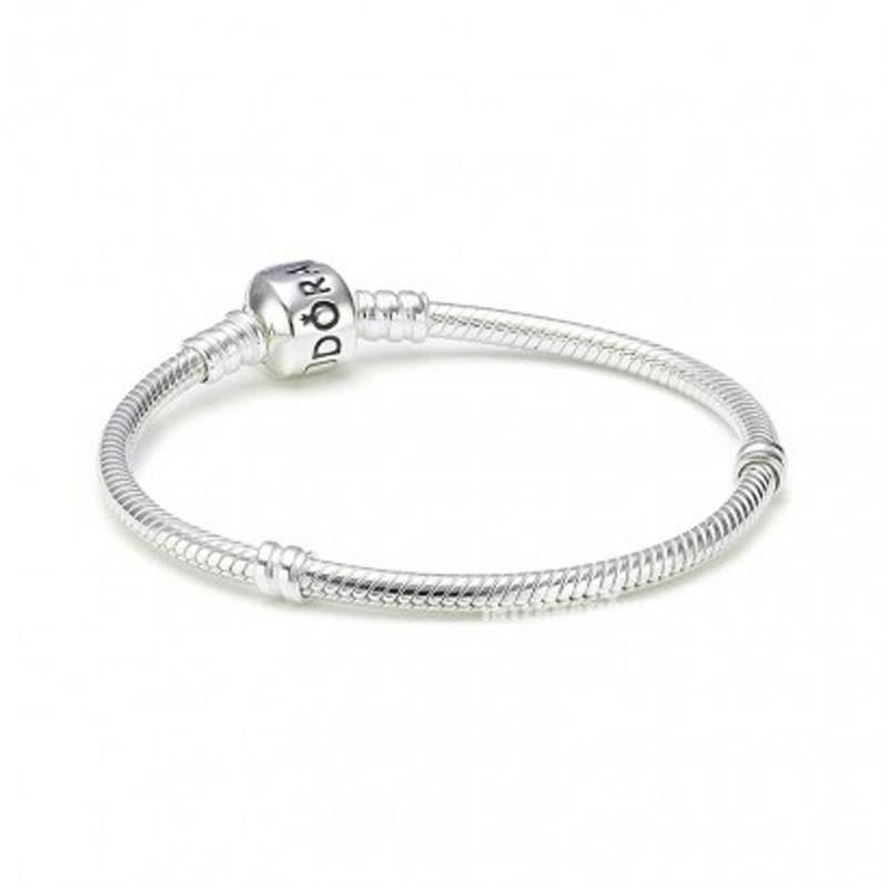 PANDORA 덴마크 925 실버뱀뼈체인팔찌 59702HV 해외버전.