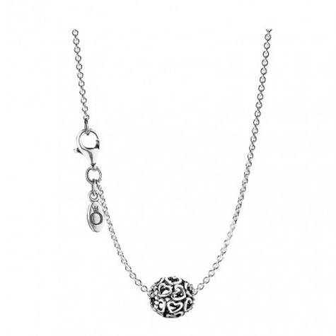 PANDORA 덴마크 925 실버목걸이 79893 해외버전