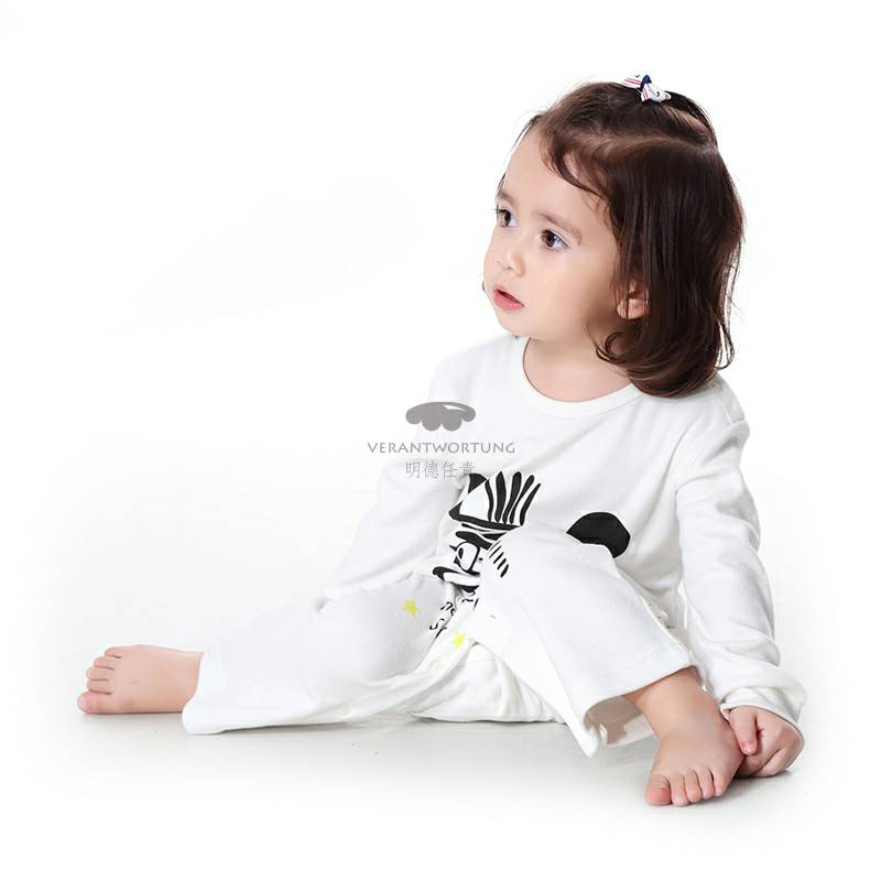 Verantwortung 남성과여성의아기봄과가을간단한작은신선한얼룩말아기바디슈트