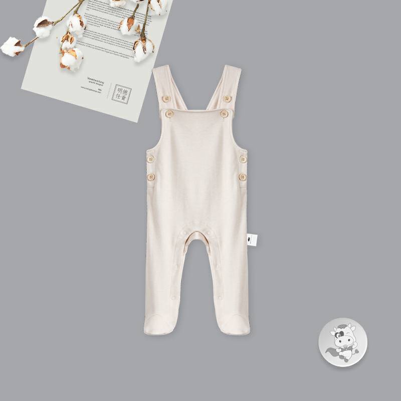 Verantwortung 남성과여성의아기유기농컬러신생아더블레이어발멜빵