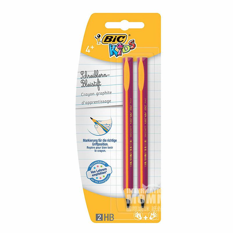BIC KIDS 프랑스교정자세연필좌우손잡이 2 개해외버전