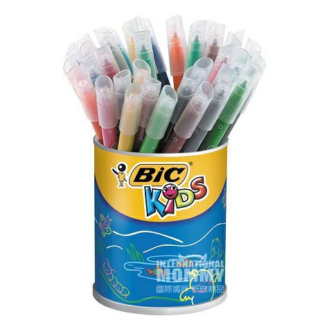 BIC KIDS 프랑스어무독성및몰취미한아기낙서 36 색수채화펜해...