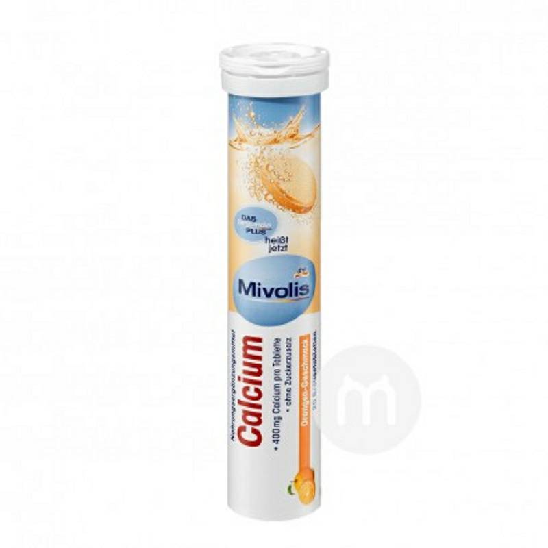 [6 건] Mivolis 독일 Mivolis 신선한오렌지맛보칼슘워크오일슬라이스무설탕형해외버전