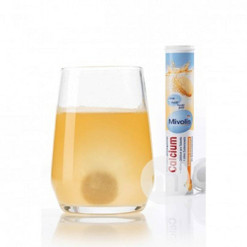 [6 건] Mivolis 독일 Mivolis 신선한오렌지맛보칼슘워크오일슬라이스무설탕형해외버전