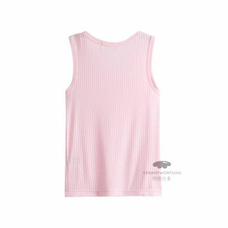 Vrantwortong 남녀아기유럽과미국의심플한여름상큼한베스트베스트핑크