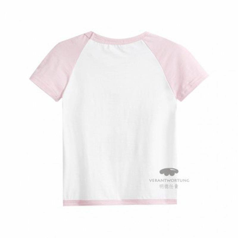 Verantwortung 여성아기야생사랑송아지여름반팔티셔츠핑크