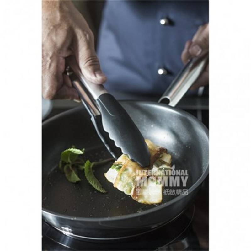 ROSLE 독일어스테인레스스틸라운드핸들고온방지실리콘바베큐서양음식스테이크클립음식클립 12926 해외버전