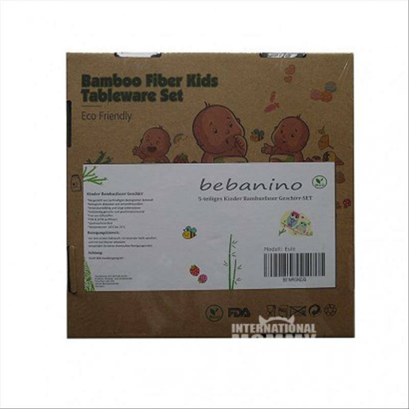 Bebanino 독일대나무아기식기 5 종세트해외버전