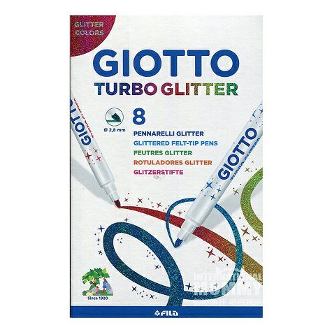 GIOTTO 이탈리아GIOTTO 하이라이터 8 색해외버전