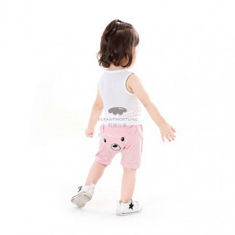 [3 개] Verantwortung 남녀아기유럽과미국의간단한여름신선한단색작은조끼흰색 + 회색 + 녹색