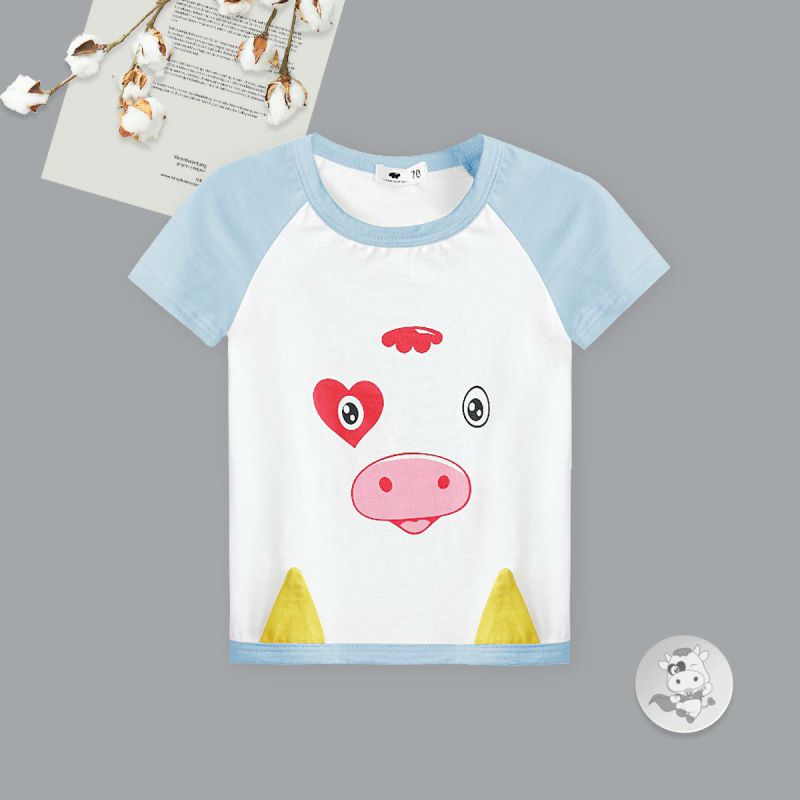 [2 장 ] Verantwortung 소여름반팔티셔츠블루 + 핑크