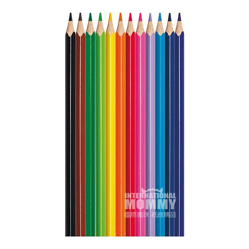 Maped 프랑스의손쉬운삼각형색연필 12 팩해외판