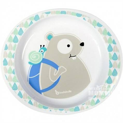 Badabulle 프랑스 Badabulle 아기동물디너플레이트해...