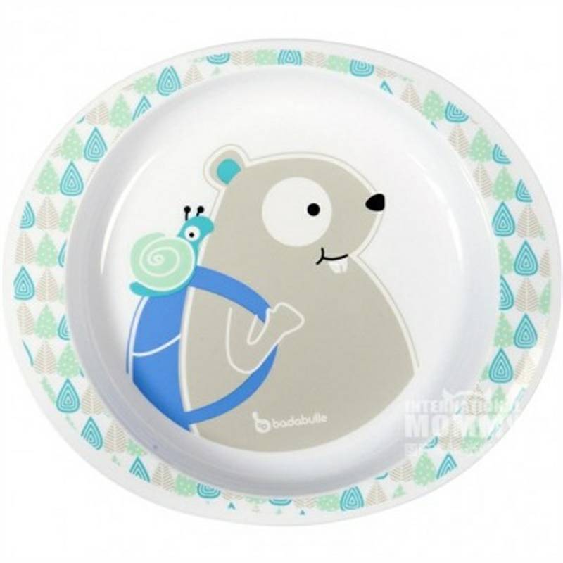 Badabulle 프랑스 Badabulle 아기동물디너플레이트해외버전