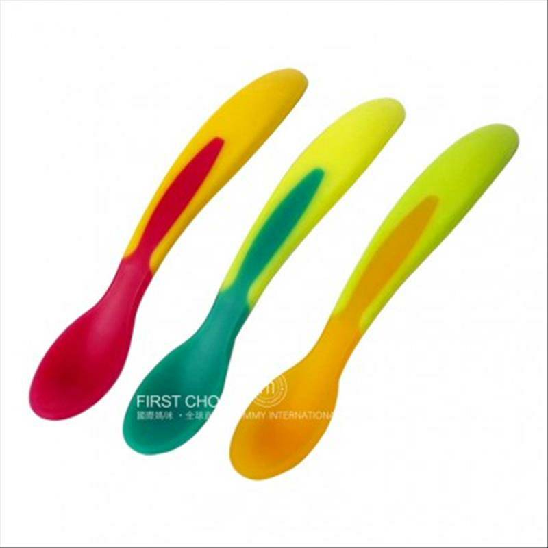 Reer 독일 Reer 아기긴손잡이식품보충제온도변화색숟가락세팩해외버전