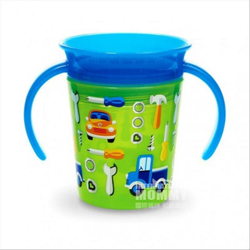 Munchkin 미국 360도누수방지아기학습컵핸들 177ml 해외버전