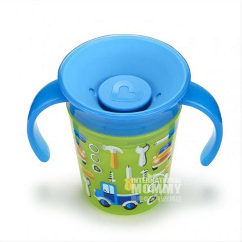 Munchkin 미국 360도누수방지아기학습컵핸들 177ml 해외버전