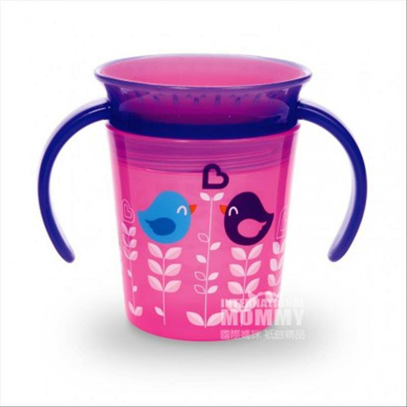 Munchkin 미국 360도누수방지아기학습컵핸들 177ml 해외버전