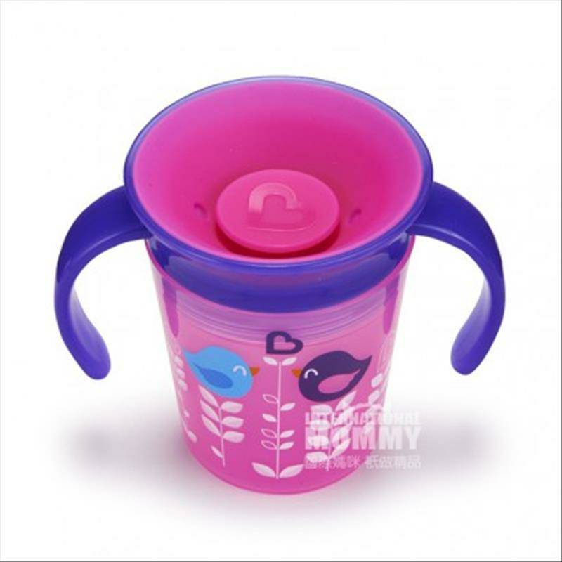 Munchkin 미국 360도누수방지아기학습컵핸들 177ml 해외버전